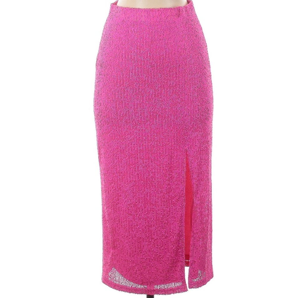 Topshop Pink Casual Skirt